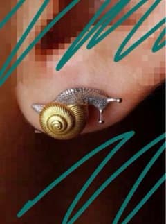 プロ作家流木絵画アート工芸品不思議な鹿？カタツムリ蝸牛月