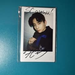 許直筆サイン入りチェキINI