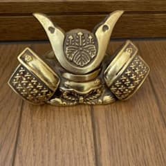 匿名配送兜国宝姫路城アンティーク置物カッコいいカブト当時物