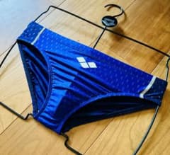 美品】ARENA エールブルー リミック Sサイズ エンジ色 早稲田 競パン