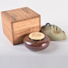 大海茶入、陶勝作、ひち17番