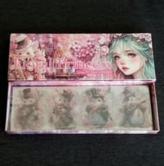 ▶︎neneさまフローラルプリンセスシリーズPET箔押しロールシール