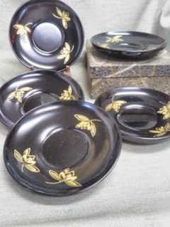 輪島塗 沈金 純金箔 風鎮 黒宝づくし