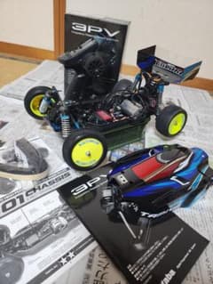 TAMIYA DB01 TRF501X ハイトラクションシャーシ ステアリング