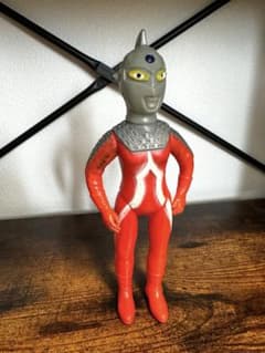 ブルマァク初期セブン】昭和当時物 ウルトラセブン 顔グレー成形 入手困難