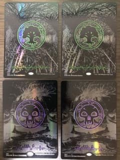 MTG/ONE/基本土地/オイルスリックfoil/5種各14枚