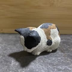 サンディキャスト社製 猫の置物 J786 CAT.GRAY&WHT ライフサイズ