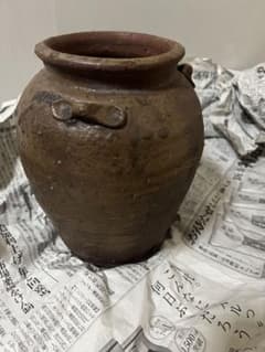 桃山時代古備前寝布袋香合岡田宗叡鑑定箱茶道具茶器香道具