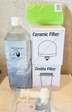 5点フル】1000mlライフエッセンス＆セラミック、ゼオライトフィルター