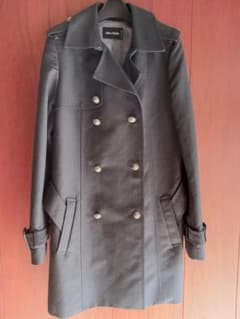 ザディグエヴォルテール 2019 ウール カーフ チェスターコート グレー