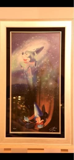 モンスターズインクファインアートレア世界限定100 ピクサーディズニー