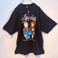 Stussy × poppy oil オイルワークス since 1980 T
