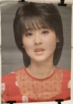 松田聖子 ポスター エスタック 顆粒 アイドル 当時物 現状品 希少品 レトロ