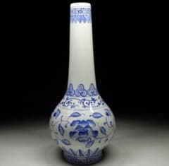 1596 中国骨董花瓶2客ペア