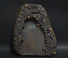 中国文房具】書道具『端渓硯 大雅樓珍玩』