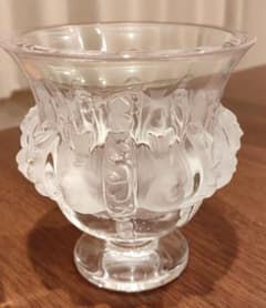 ◇ LALIQUE ラリック◇クリスタル置物 トンボ クリアパープル