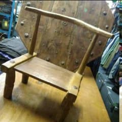 アフリカコートジボアールバウレ族アンティーク曲げ木椅子インテリア花台