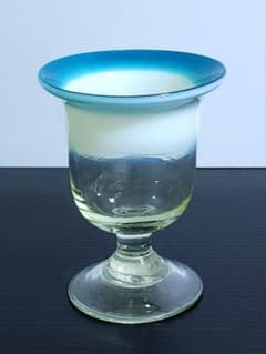 明治後期～大正 五輪花色吹雪文小鉢 氷コップ