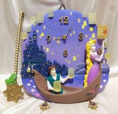 ディズニーストア ラプンツェル時計 壁掛け 置き時計アクセサリー