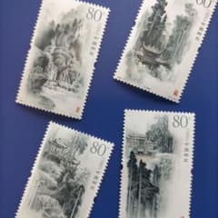 1699 外国切手 韓国 風景 山岳 四季 美しい切手 4セットまとめ