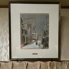 絵画モーリスユトリロ『モンマルトルの芸術家村 6』その①