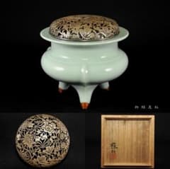 玉彫三足銀火屋ミニ