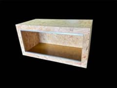 爬虫類ケージ 110×55×70㎝ 金網② 付け木③ 全コーキング