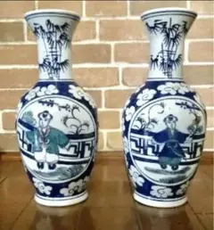 黒地陽刻花鳥文二口偏壺 大清雍正年製 740