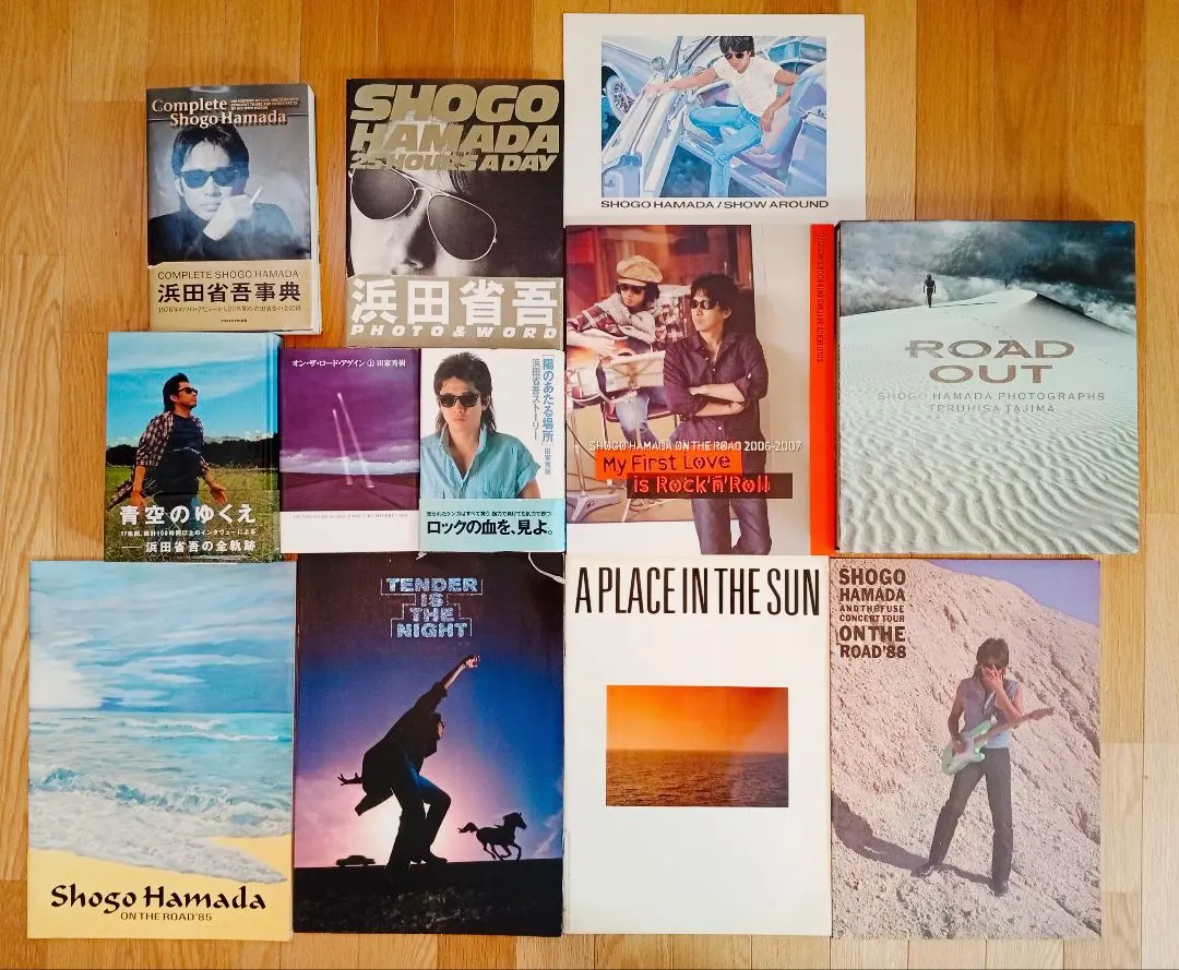 浜田省吾写真集・パンフレット・VHSビデオ入手困難3点セット