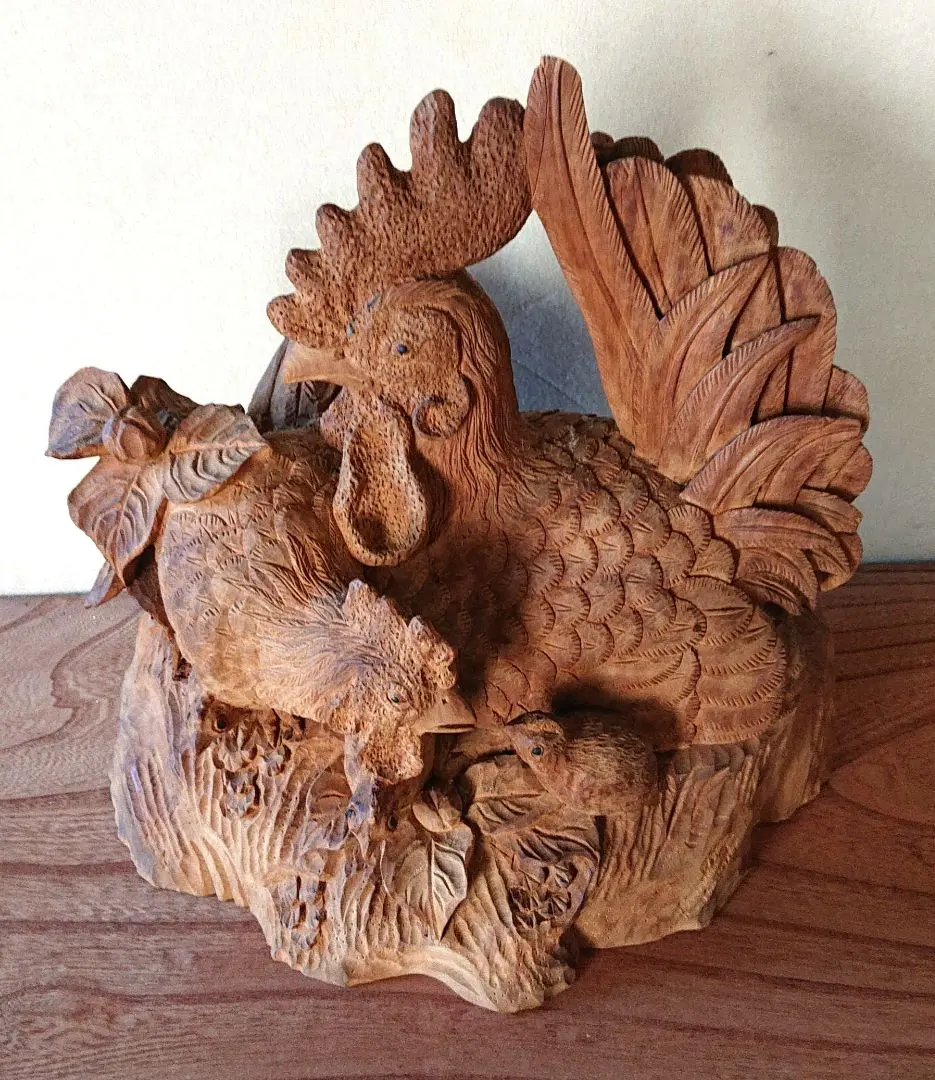 2026年最新】木彫り鶏の人気アイテム - メルカリ