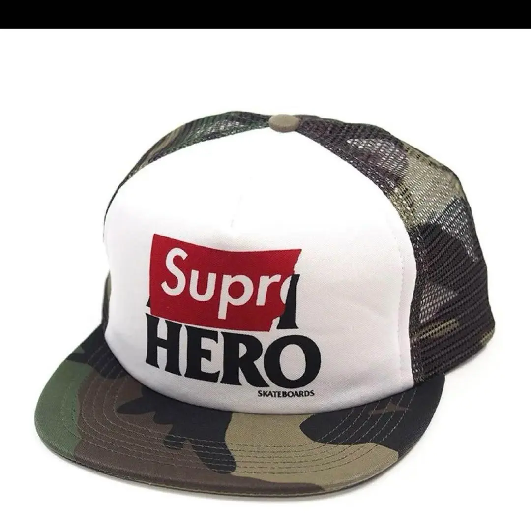 supreme antihero メッシュキャップブラック