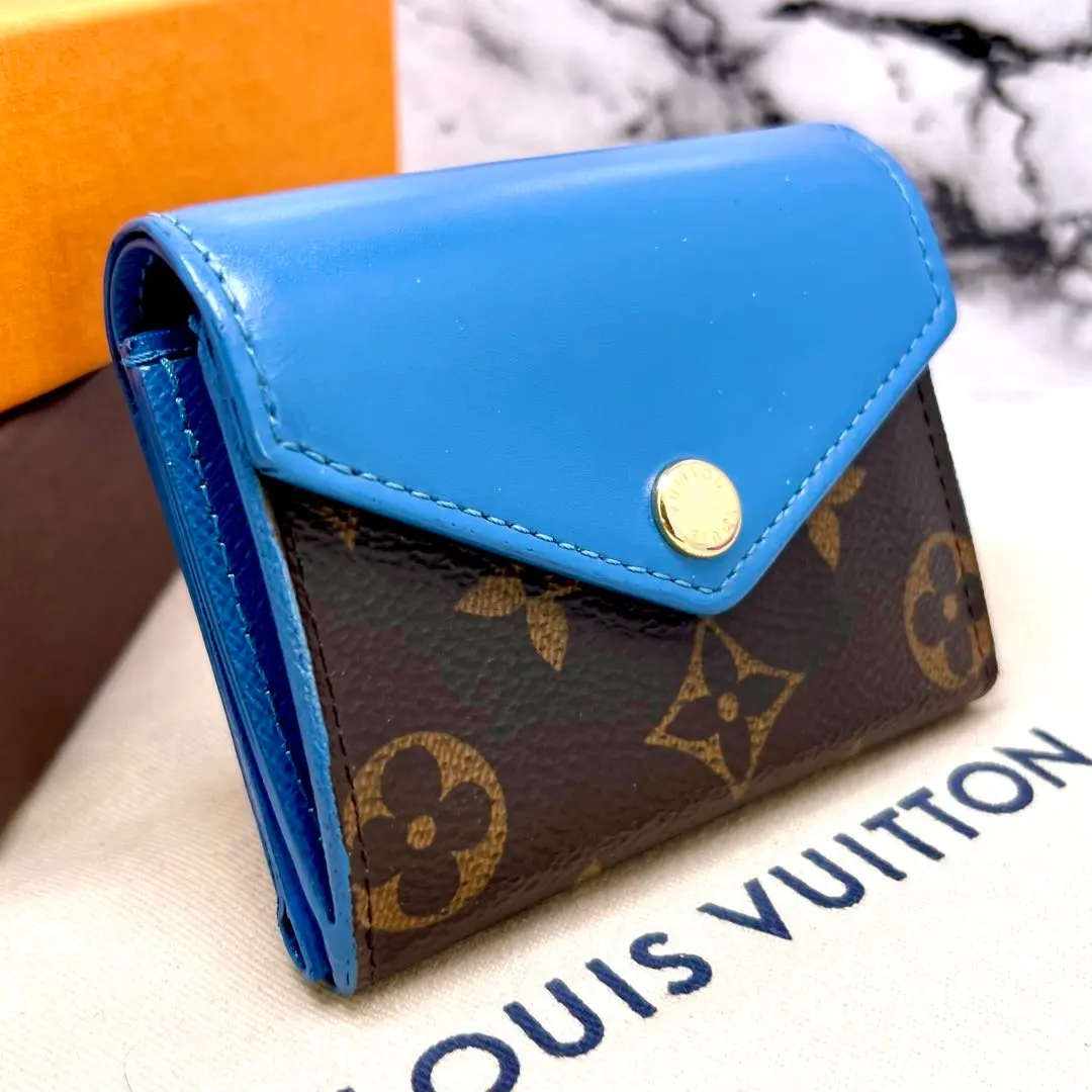 2026年最新】LOUIS VUITTON カラー：ブルー系 三つ折り財布の人気