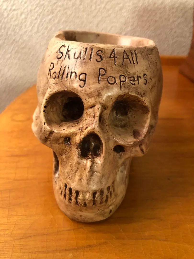 ビンテージスカル髑髏骸骨ネイバーフッドインダストリアルweirdo