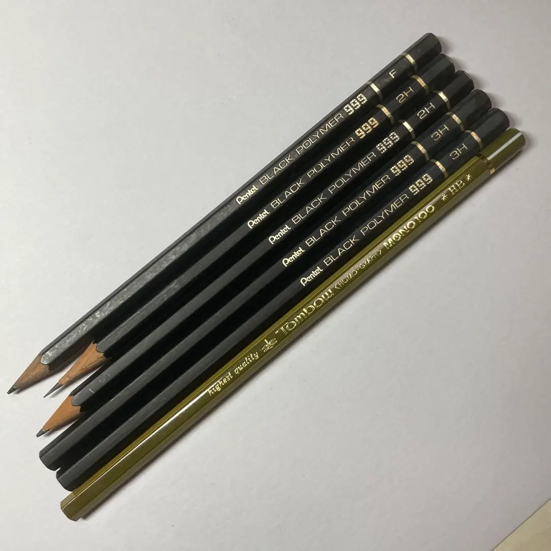 Pentel BLACK POLYMER 999α 4B 鉛筆 レトロ鉛筆Pentel BLACK POLYMER