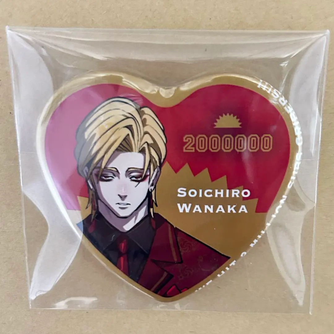 ヒューマンバグ大学缶バッジ特別衣装篇一条3個まとめて丸缶ハート缶