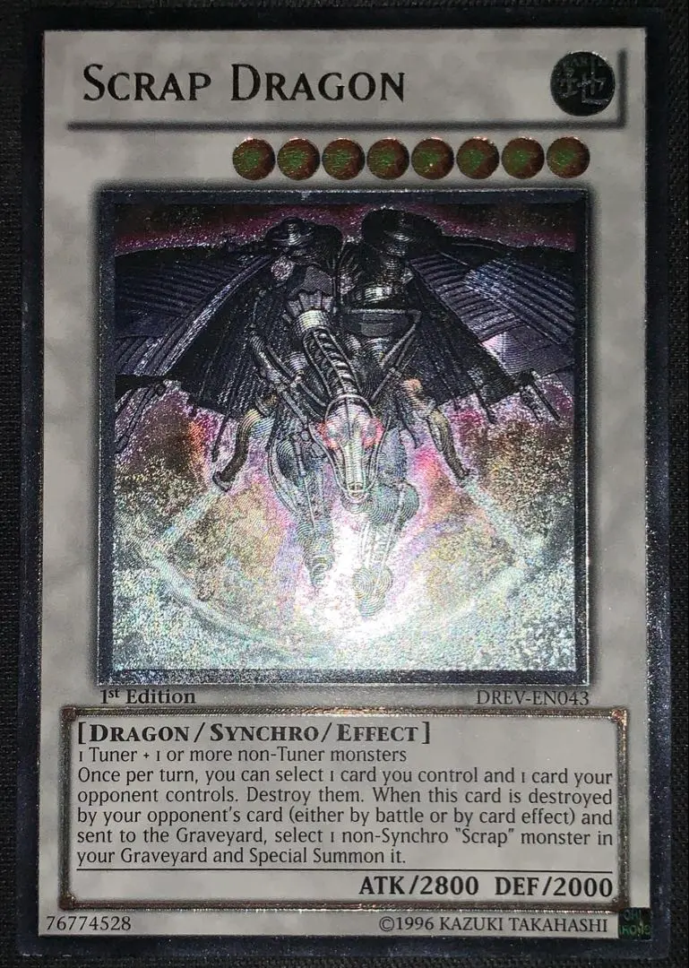 スクラップドラゴン EU版 英語版 英語 レリーフ 遊戯王 【2025年最新