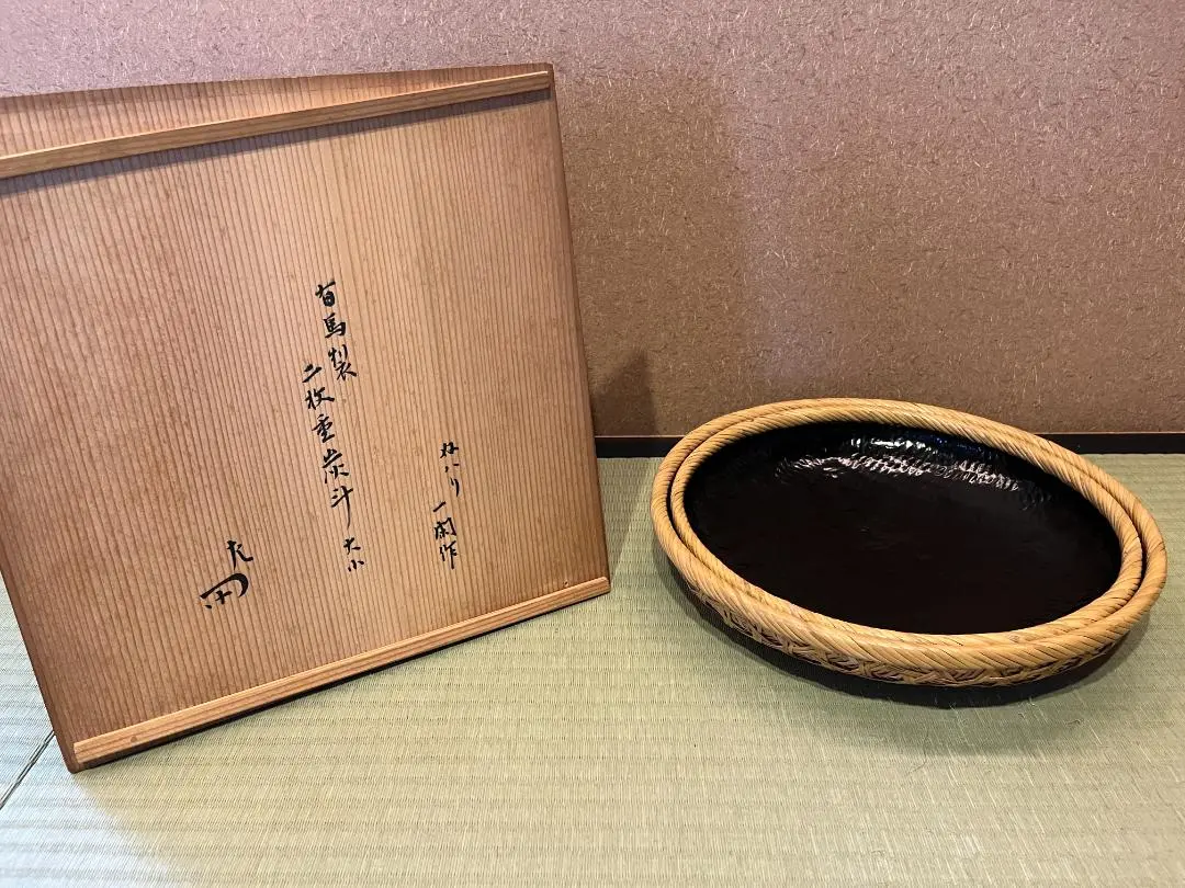 茶道具飛来一閑作糸巻懐石膳五客