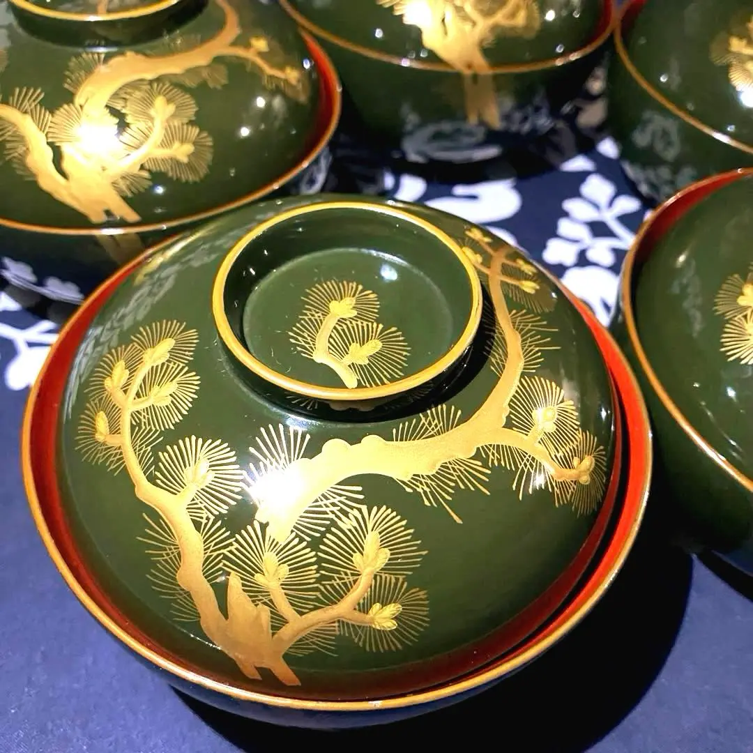 時代物 輪島塗り 松竹梅金蒔絵 明治時代 希少 2026年最新】大正時代 漆の