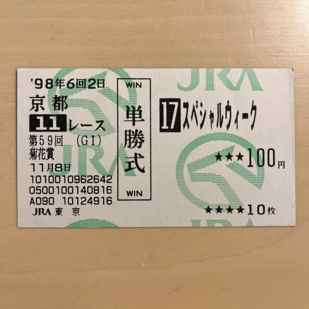 2026年最新】スペシャルウィーク 馬券の人気アイテム - メルカリ