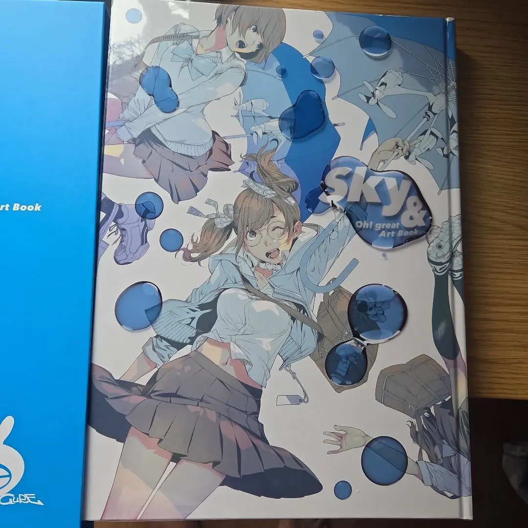 大暮維人 画集「&Blast」「Sky&」複製原稿付き エアギア』『化物語