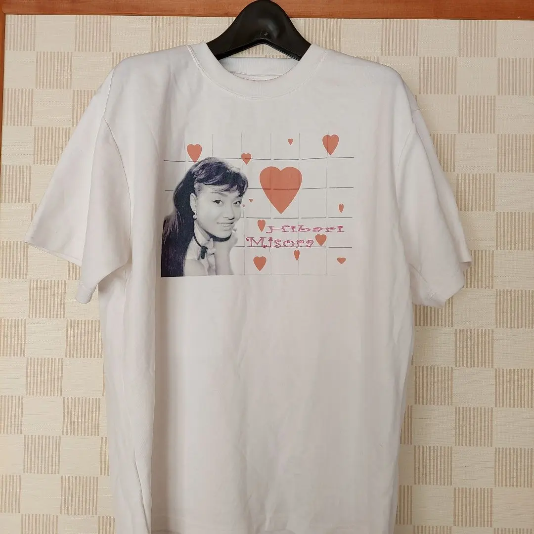 希少 非売品 美空ひばり CONCERT STAFFS スタッフTシャツ 当時物