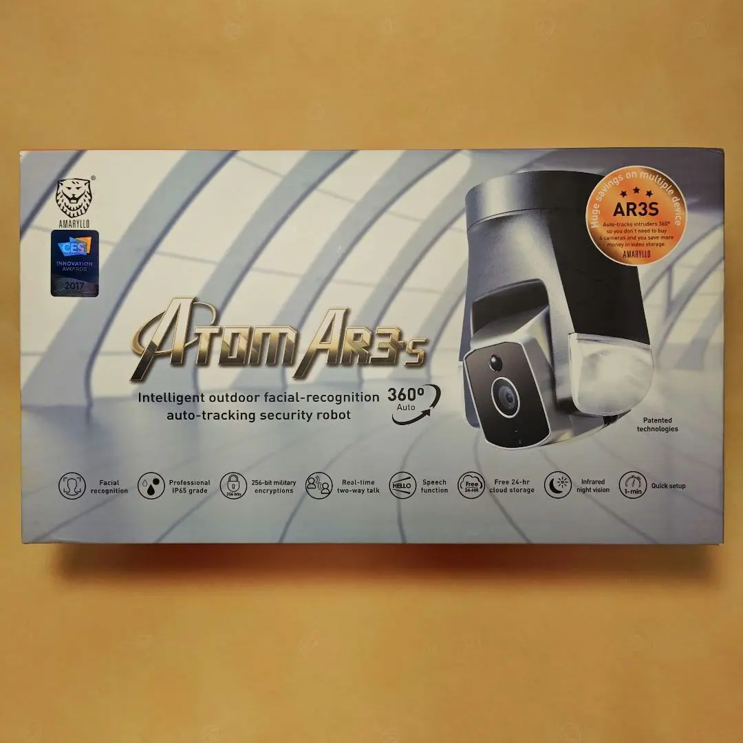 ね*る様 AMARYLLO Ares 生体認証屋外カメラ M1091026599 - 防犯カメラ