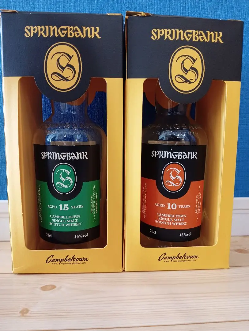 SPRINGBANK 25 YEARS 70cl 46% vol 空瓶＆空箱