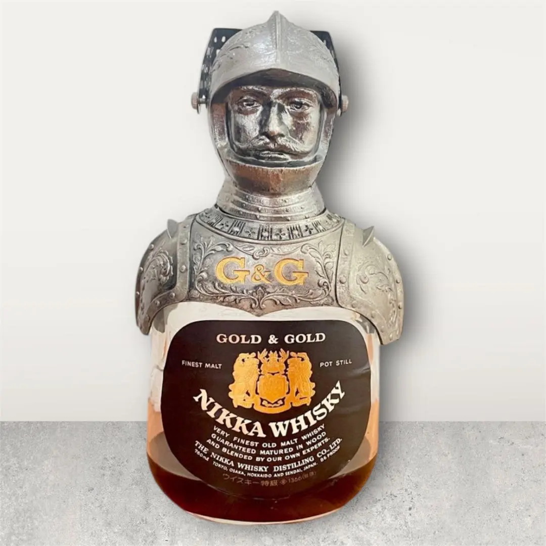 NIKKA WHISKY GOLD & GOLD 騎士鎧 750ml NIKKA WHISKY ゴールド