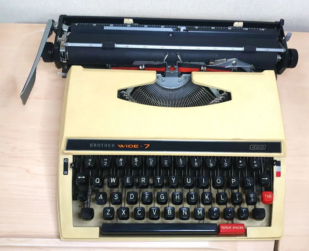 2026年最新】タイプライター brother wide-7の人気アイテム - メルカリ