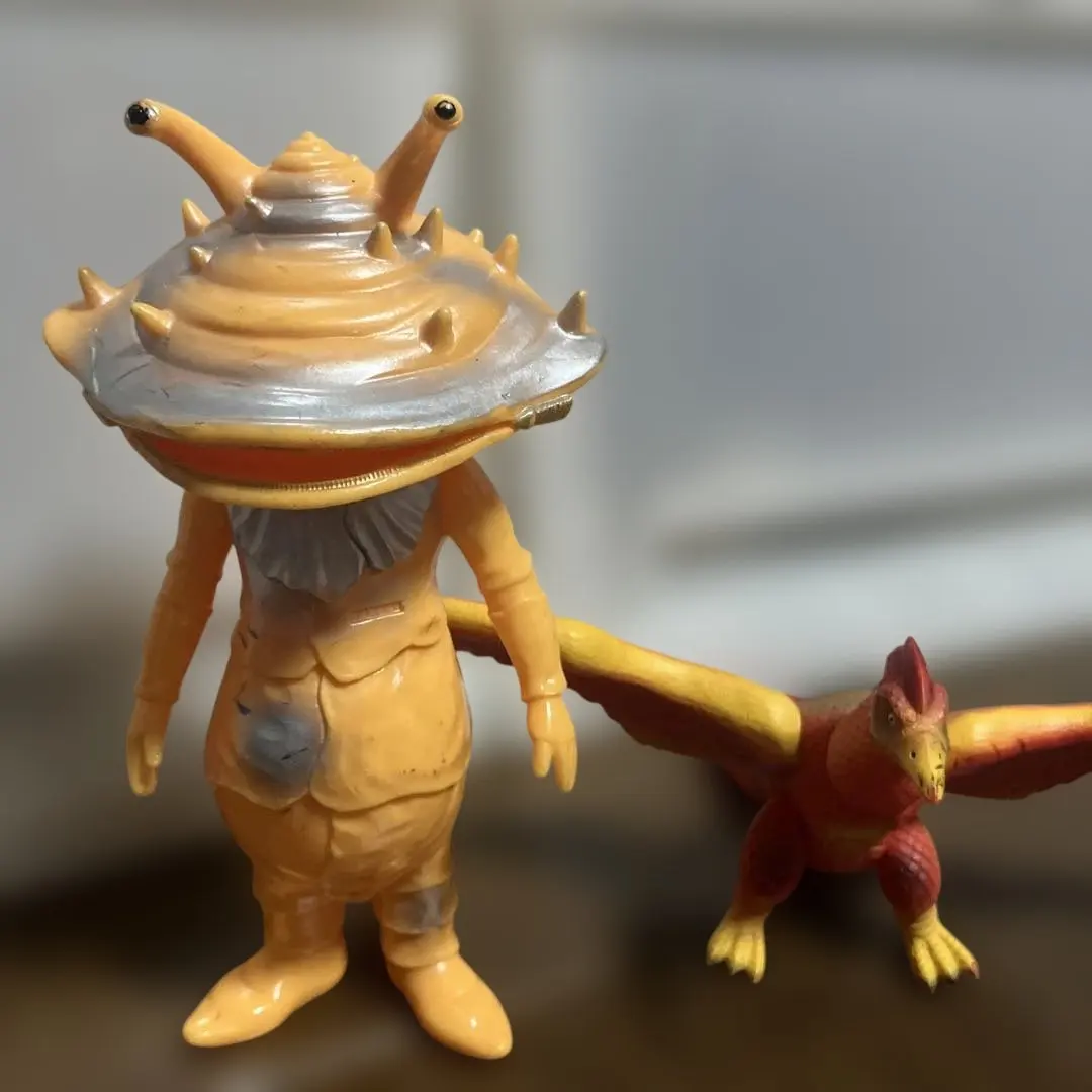 未開封】ゴメス(茶色成型/青/金)＆リトラ (水色成型/紫/金) ウルトラQ