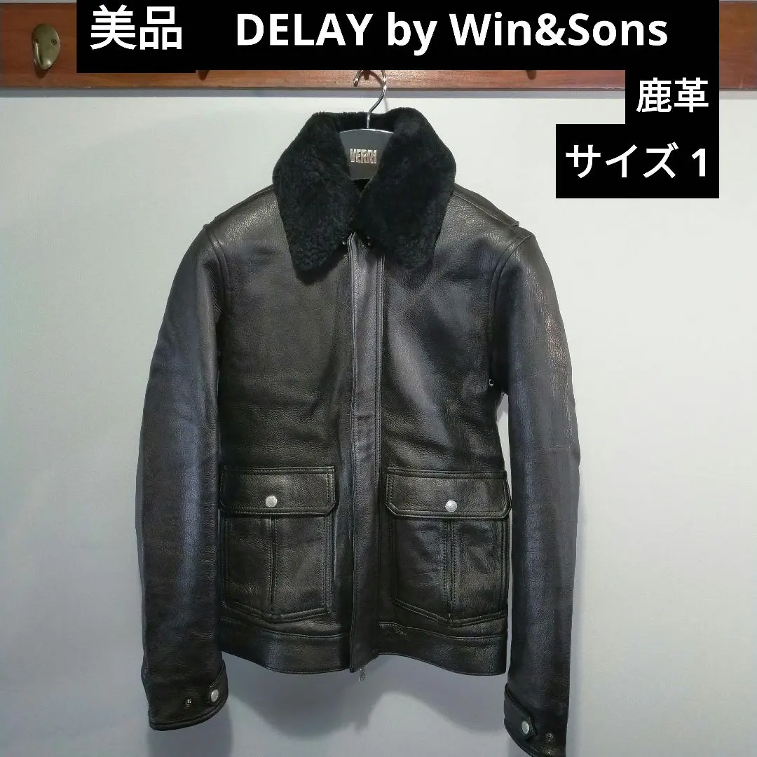 DELAY by Win&Sons G1 ディアスキンレザー 希少サイズ4 DELAYディレイ