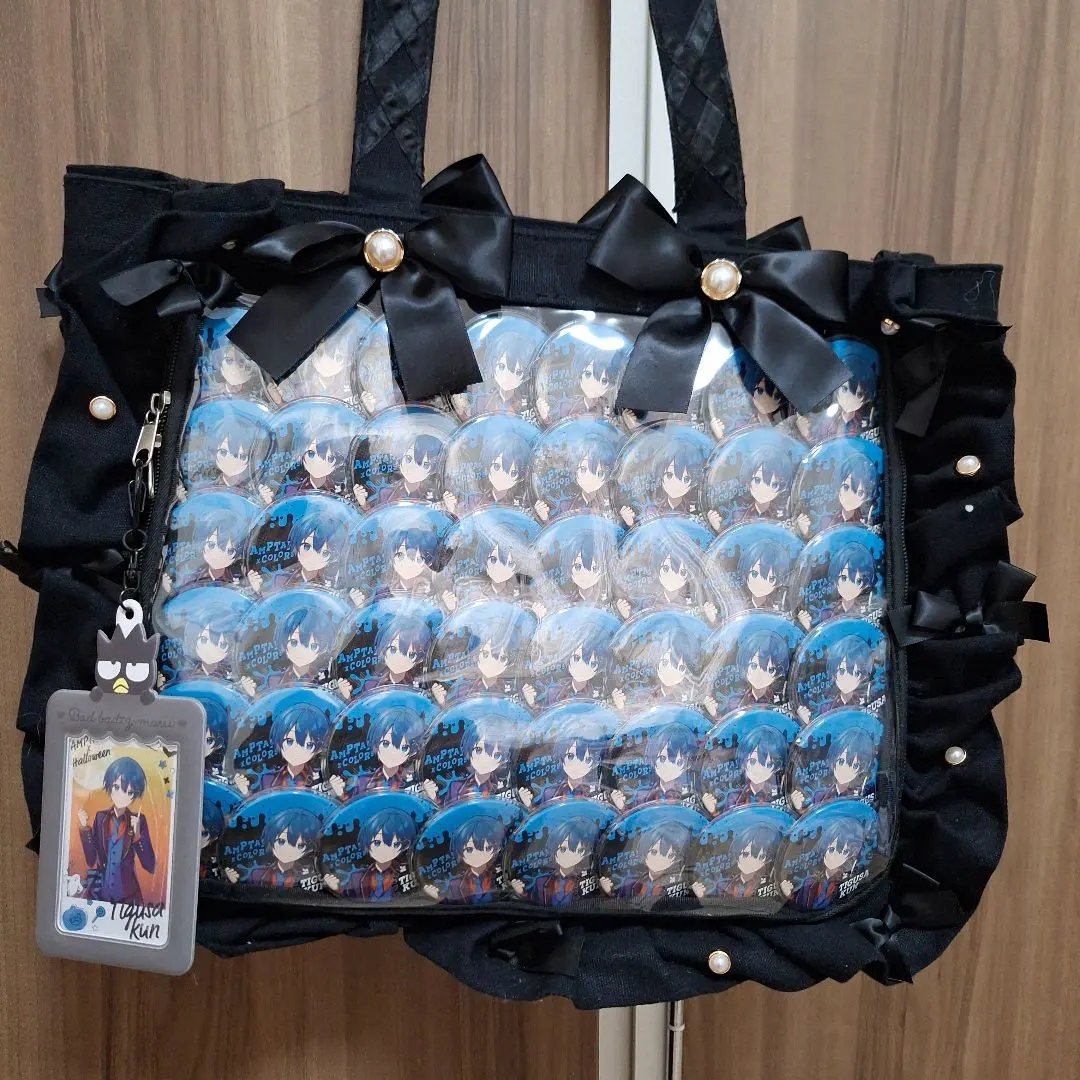 AMPTAK ゲーム・おもちゃ・グッズ ちぐさくん 缶バッジ 痛バッグ