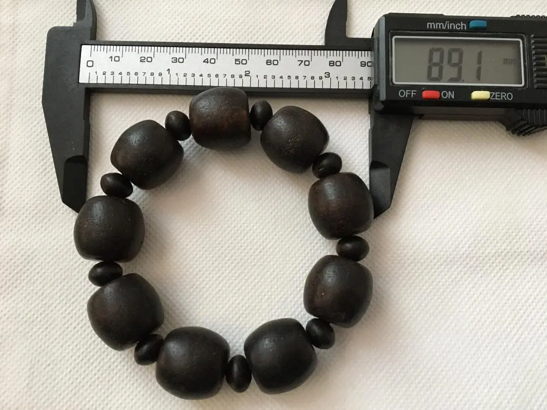 本物保证天然ベトナムじんー沈香ネックレス 芽荘 て手をくし串 野生の