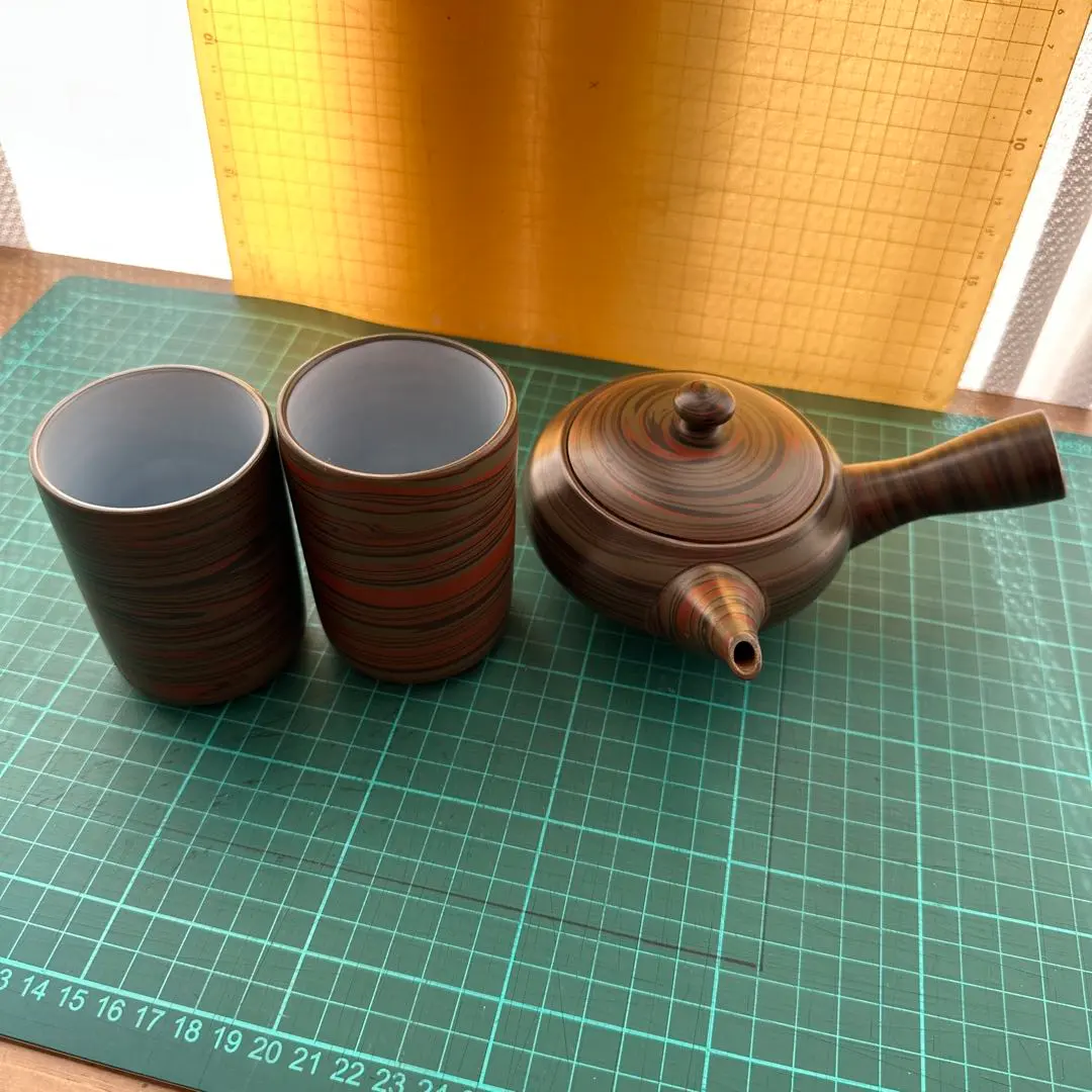 雲仙焼き耳盃石川照作